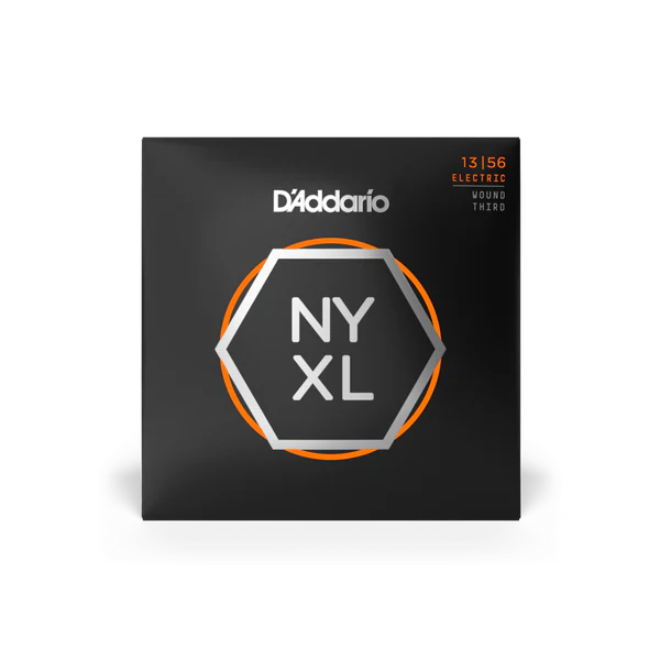 DAddario NYXL1356W 13-56 NYXL Nickel Wound Medium 3rd Electric Guitar String Set