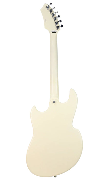 Eastwood Sharkbite Fyrbyrd Electric Guitar - Vintage White - Clearance