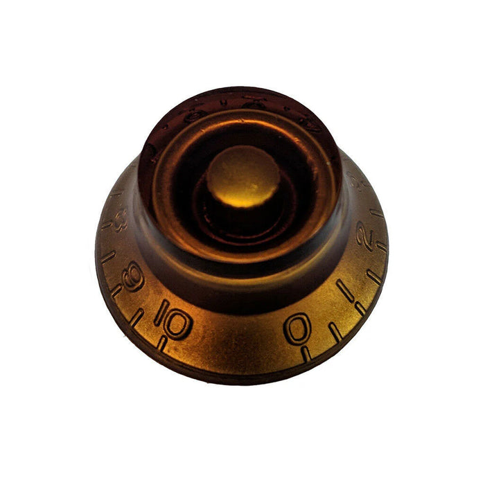 Eagle LP83AM Lp Style Bell Shaped Control Knob Amber