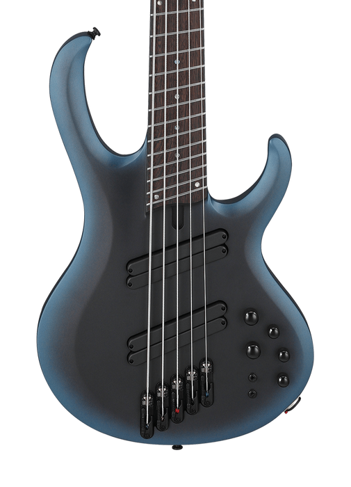 Ibanez BTB605MS MAM 5 String Electric Bass w/Case - Midnight Arctic Ocean Matte