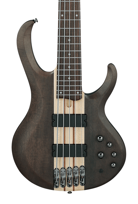 Ibanez BTB605 TGF 5 String Electric Bass - Transparent Gray Flat
