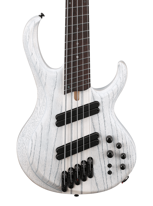 Ibanez BTB865MS TWF 5 String Bass - Transparent White Flat