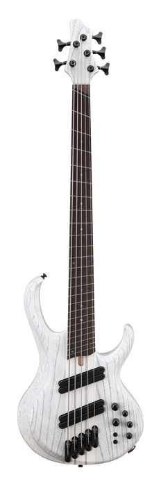 Ibanez BTB865MS TWF 5 String Bass - Transparent White Flat
