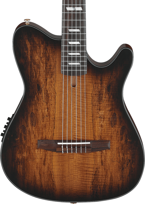 Ibanez FRH20SMN TCL Nylon String Guitar - Tobacco Burst Low Gloss