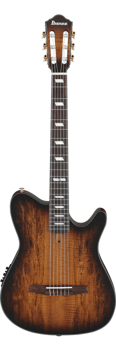 Ibanez FRH20SMN TCL Nylon String Guitar - Tobacco Burst Low Gloss