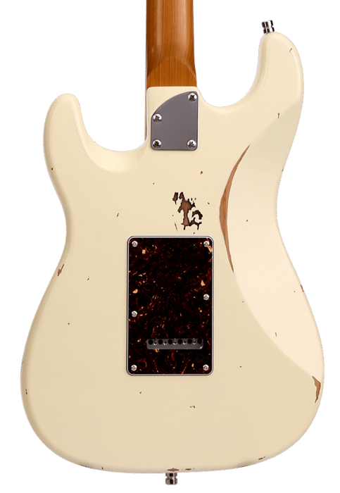 Patina PS-6 SSS Aged Electric Guitar - Olympic White
