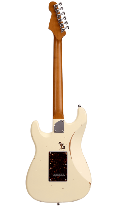 Patina PS-6 SSS Aged Electric Guitar - Olympic White