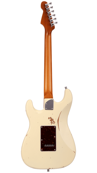 Patina PS-7 HSS Aged Electric Guitar - Olympic White