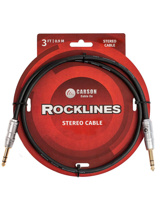 Carson ROK06ST 006 Ft Stereo Instrument/Audio Cable