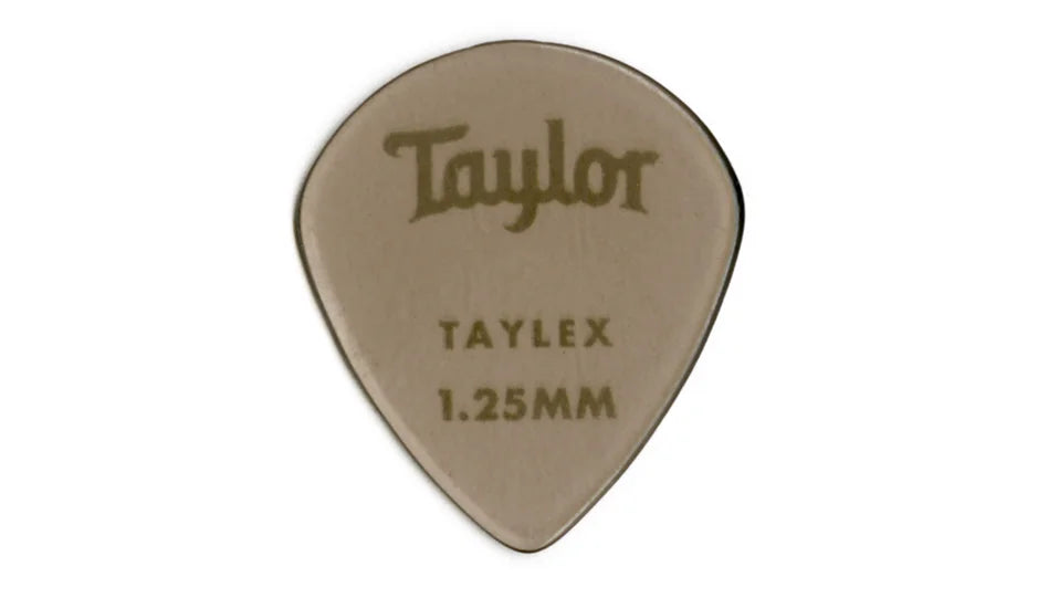 Taylor Premium 651 Taylex Picks Smoke Grey 1.25mm- 6-Pack