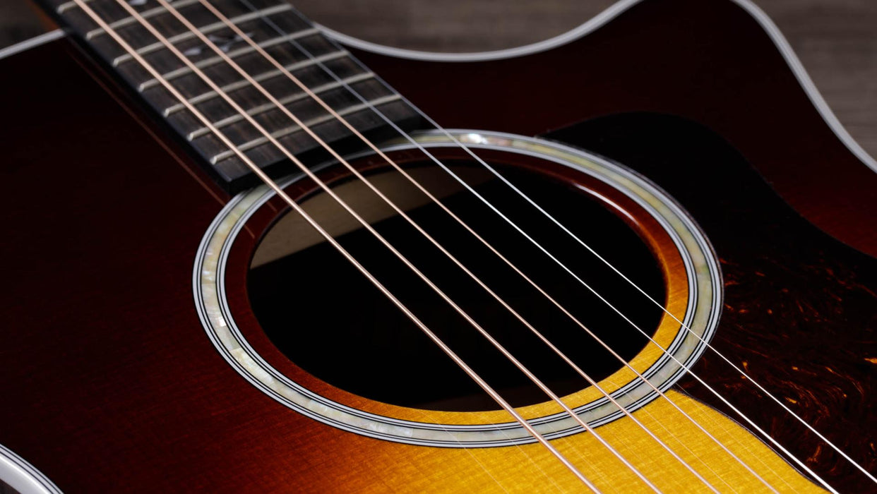 Taylor 414ce Grand Auditorium Acoustic Electric Guitar - Tobacco Sunburst
