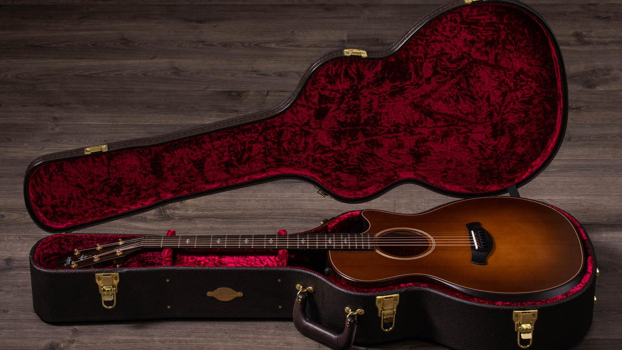 Taylor 614ce Builders Edition Grand Auditorium V-Class Wild Honey Burst Acoustic Electric Guitar