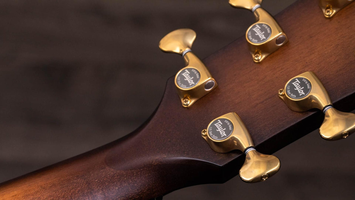 Taylor 614ce Builders Edition Grand Auditorium V-Class Wild Honey Burst Acoustic Electric Guitar