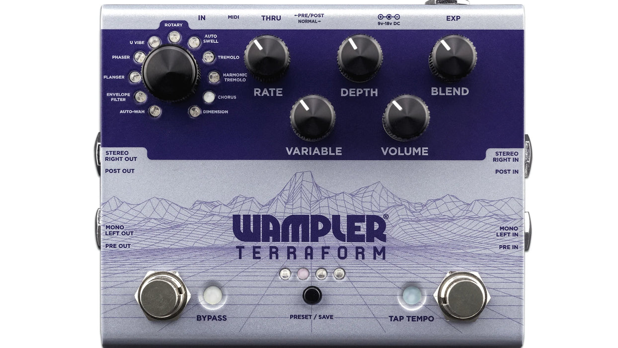 Wampler Terraform Modulation Pedal - Demo Model