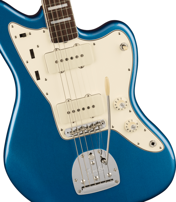 Fender American Vintage II 1966 Jazzmaster Rosewood Fingerboard Electric Bass Guitar - Lake Placid Blue