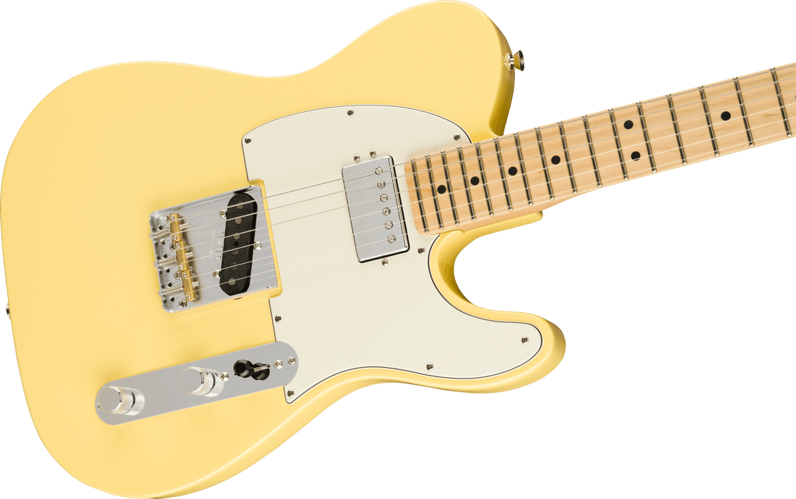 Fender American Performer Telecaster with Humbucking Maple Fingerboard - Vintage White