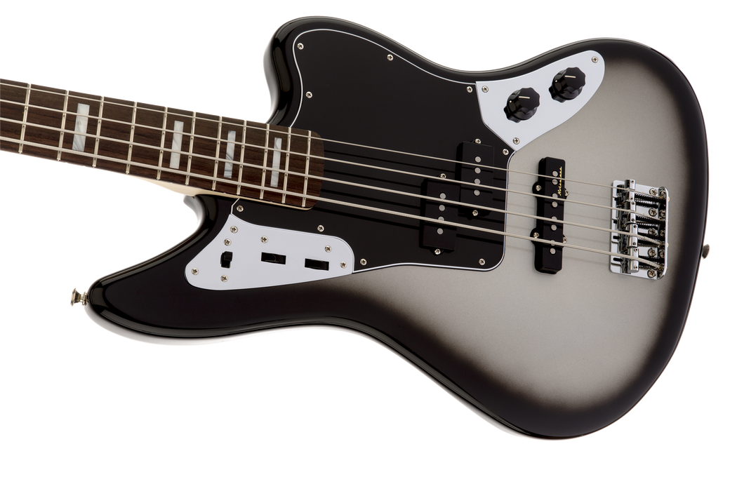 Fender Troy Sanders Signature Jaguar Bass Rosewood Fingerboard - Silverburst
