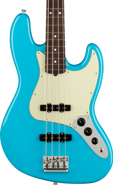 Fender American Professional II Jazz Bass Rosewood Fingerboard - Miami Blue - Clearance