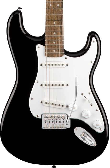 Fender Stratocaster Pack- LAUREL FB- BLACK-GIG BAG- 10G