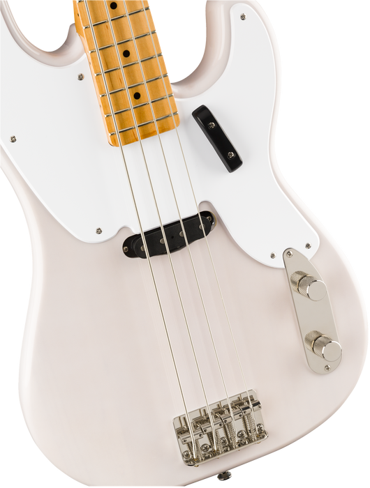 Squier Classic Vibe 50s Precision Bass Maple Fingerboard Electric Bass Guitar White Blonde