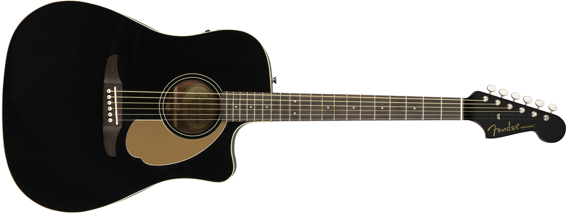 Fender Redondo Player Acoustic Electric Guitar - Jetty Black