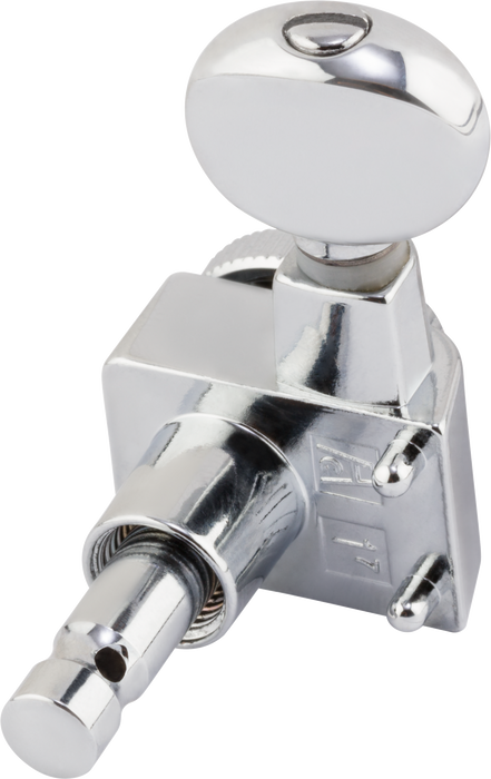 Fender Locking Tuners with Vintage-Style Buttons - Polished Chrome