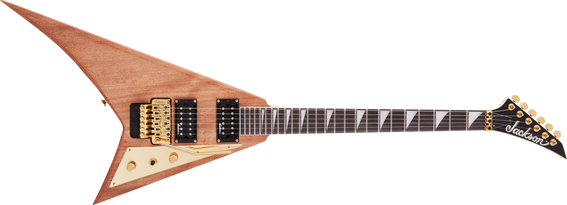 Jackson JS Series Rhoads MAH JS32 Amaranth Fingerboard Electric Guitar - Natural
