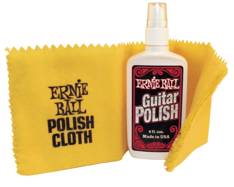 Ernie Ball Guitar Polish and Cloth Pack