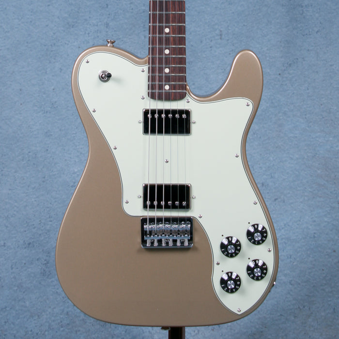 Fender Chris Shiflett Signature Telecaster Deluxe Rosewood Fingerboard Electric Guitar - Shoreline Gold - MX22061883