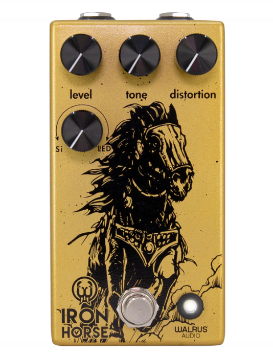 Walrus Audio Iron Horse V3 LM308 Distortion Effects Pedal