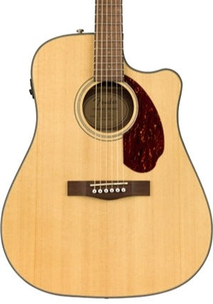 Fender CD-140SCE Dreadnought Acoustic Electric Guitar w/Case - Natural