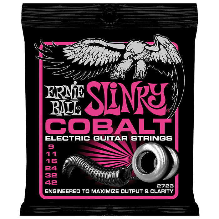 Ernie Ball Super Slinky 9-42 Cobalt Electric Guitar Strings