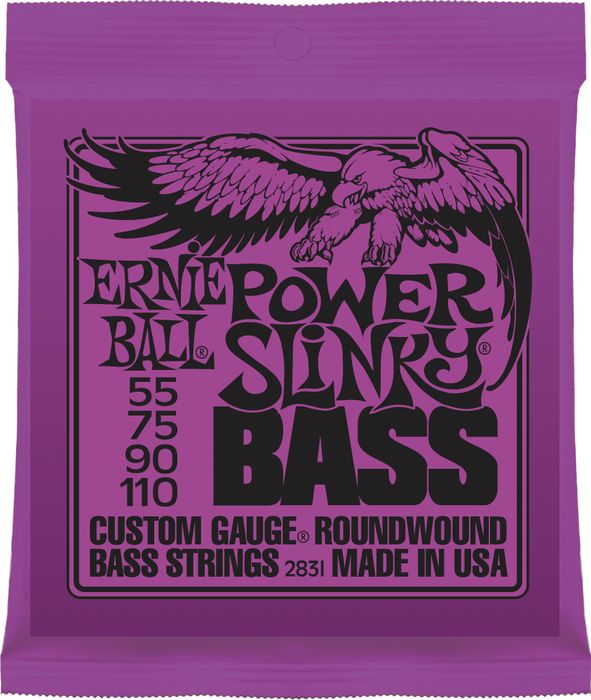 Ernie Ball Power Slinky 50-110 Nickel Wound Electric Bass Strings