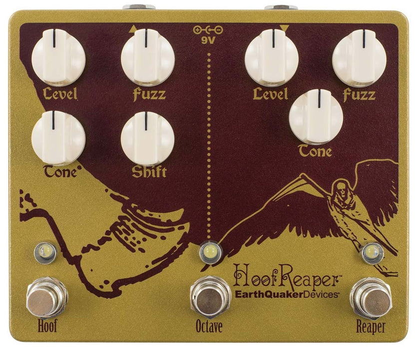EarthQuaker Devices Hoof Reaper Dual Fuzz V2 Effects Pedal
