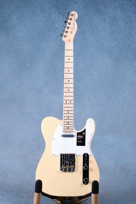 Fender American Performer Telecaster Maple Fingerboard - Vintage White - US210045113