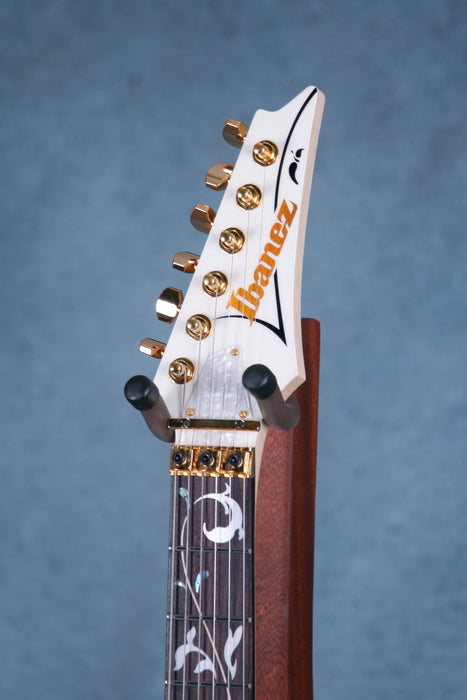 Ibanez PIA3761 SLW Steve Vai Signature Electric Guitar - Stallion White - F2221556