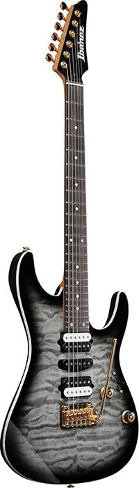 Ibanez AZ47P1QMBIB Premium Electric Guitar w/Bag - Black Ice Burst