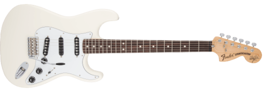 Fender Ritchie Blackmore Signature Stratocaster Scalloped Rosewood Fingerboard - Olympic White