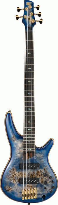 Ibanez SR2605 CBB Electric 5 String Bass - Cerulean Blue Burst