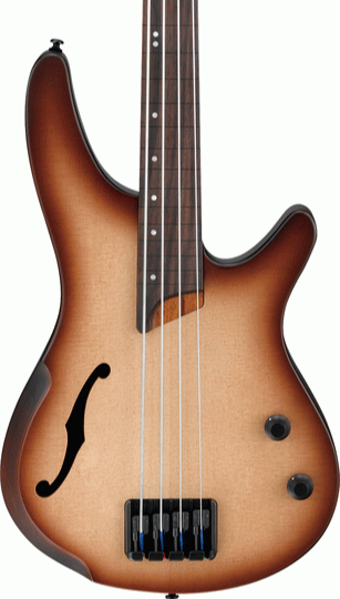 Ibanez SRH500F NNF Electric Bass Guitar Guitar - Natural Browned Burst Flat