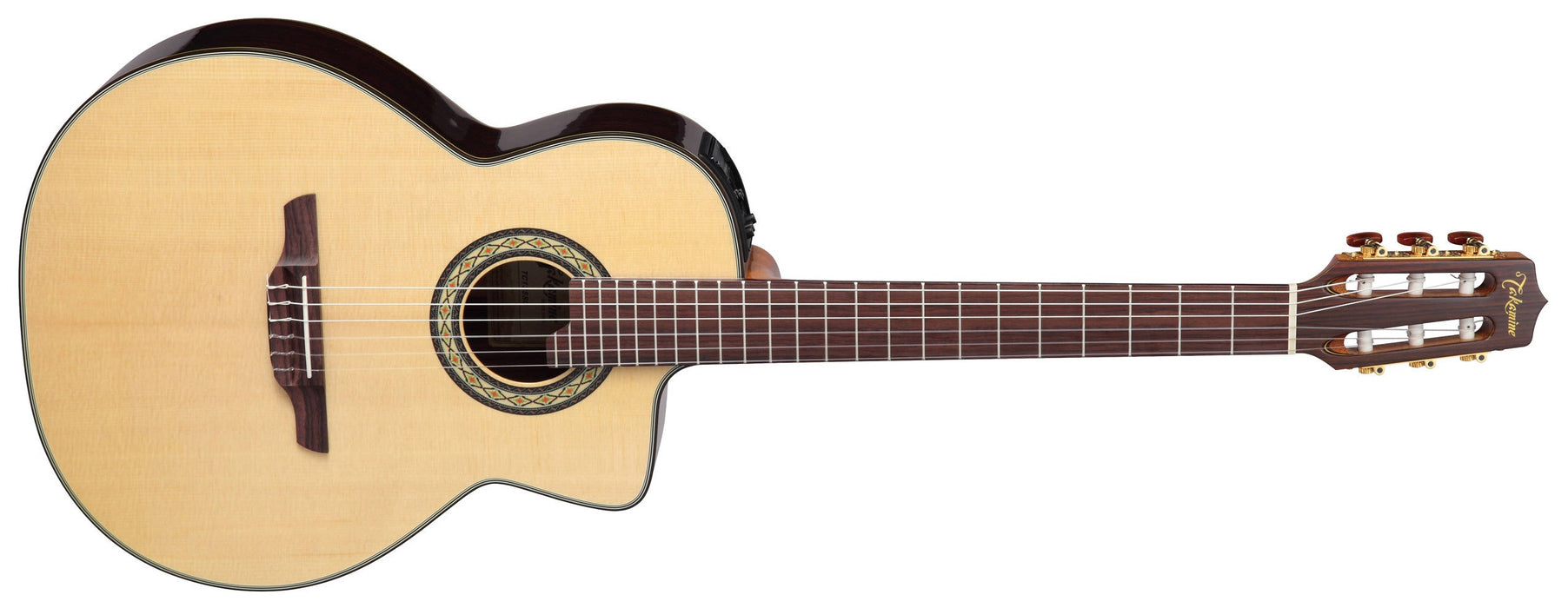 Takamine C135SC Classical Acoustic Electric Guitar w/Case