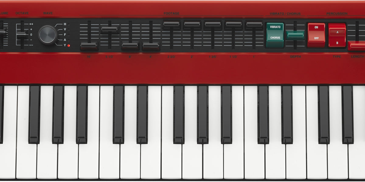 Yamaha Reface YC Portable Mini Synthesizer - Red — DWmusic