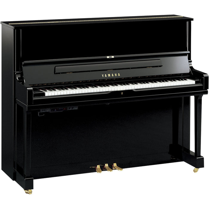 Yamaha YUS1TA3 TransAcoustic 121cm Upright Piano - Polished Ebony